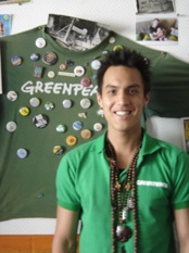 photo greenpeace2 Portrait : Sébastien DAMASSE, 24 ans, stagiaire à Greenpeace